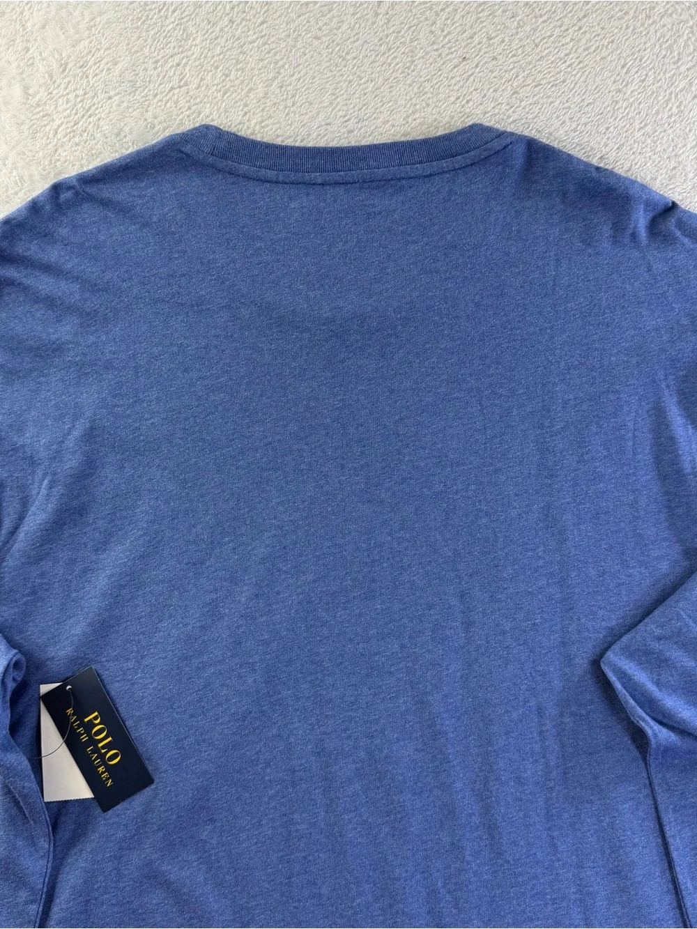 Polo Ralph Lauren XXL Classic Fit Long Sleeve T Shirt Pullover Blue Pony NWT